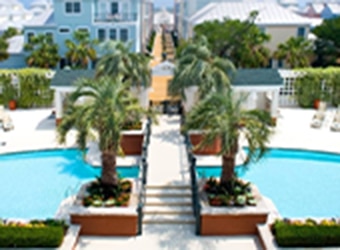 The pool at the Boardwalk Inn at the Wild Dunes Resort at the Isle of Palms, South Carolina