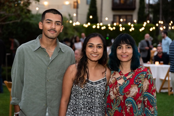 2025 MasterPsych Psychiatry Conference - San Diego, CA Clinician and family at sunset reception at the Estancia La Jolla Resort & Spa