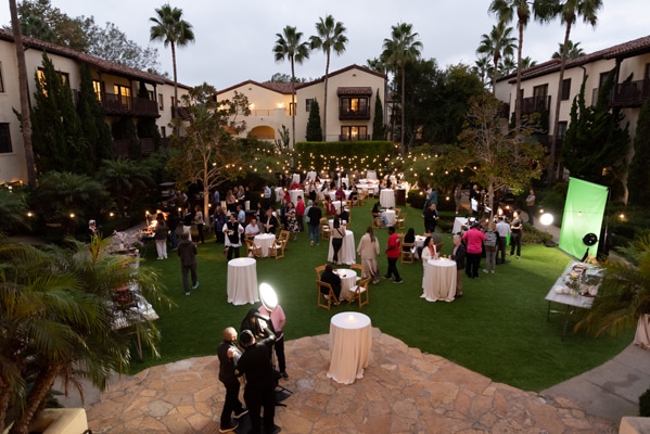 2025 MasterPsych Psychiatry Conference - San Diego, CA Clinician sunset reception at the Estancia La Jolla Resort & Spa
